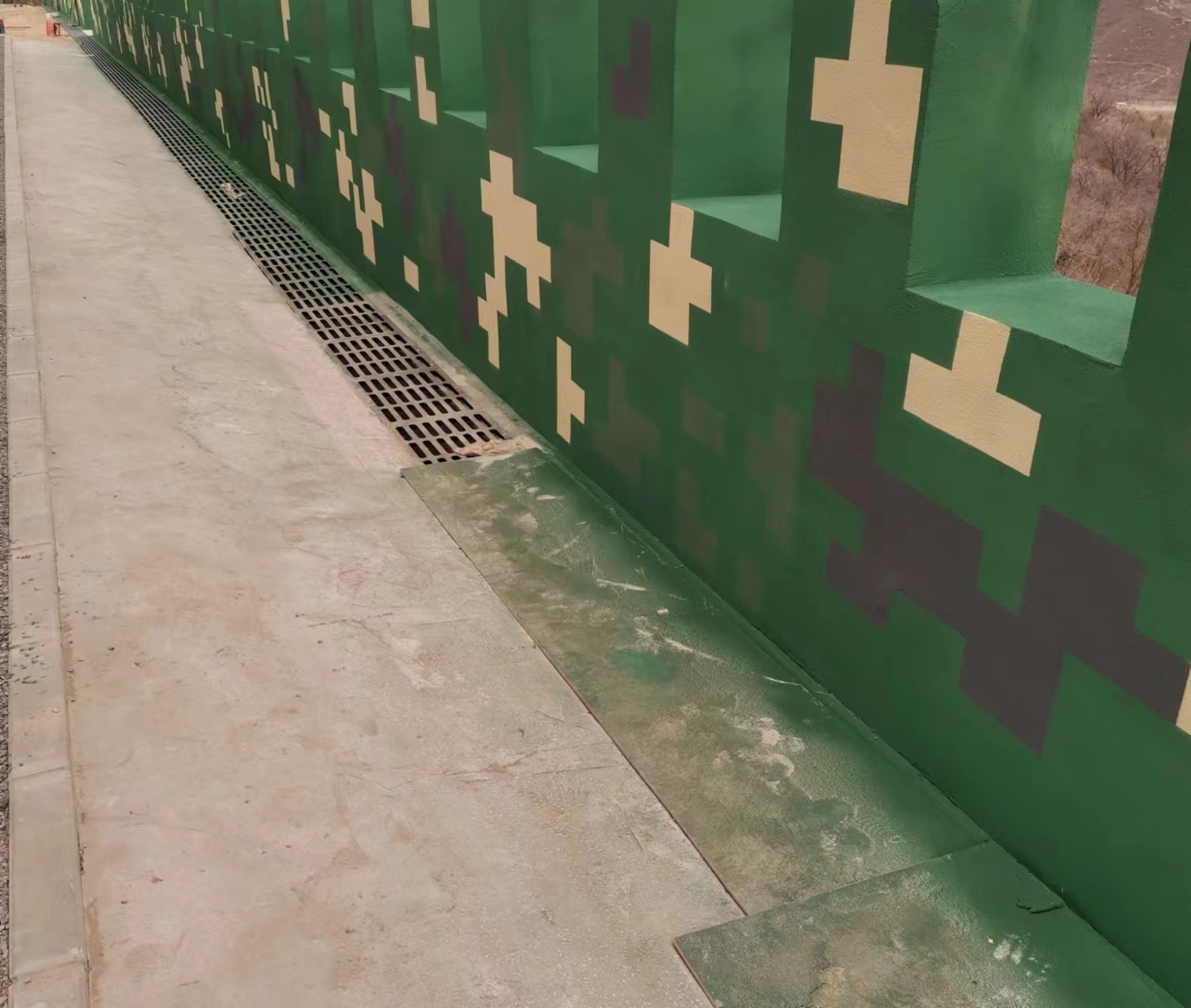 湘西围墙迷彩喷涂,数迷彩漆